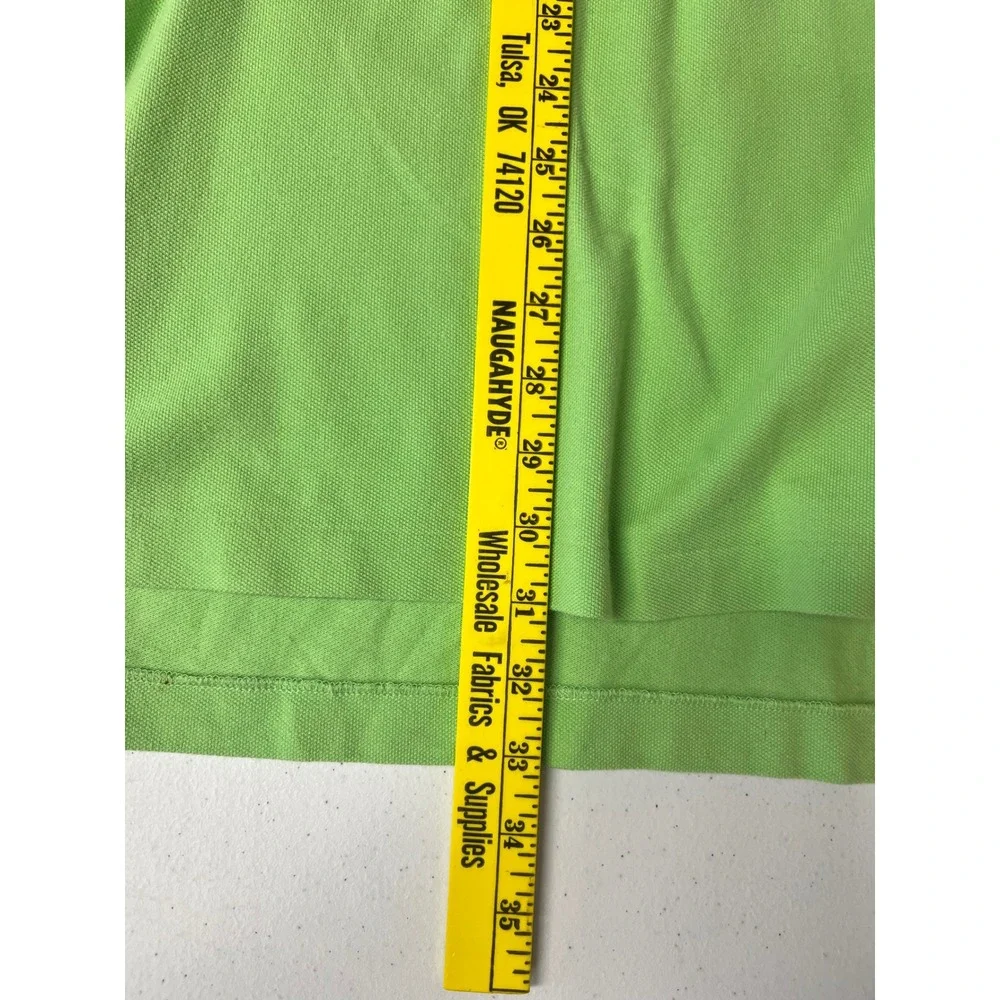 POLO RALPH LAUREN Polo Shirt Mens XL Green Short Sleeve Pique Pony 100% Cotton